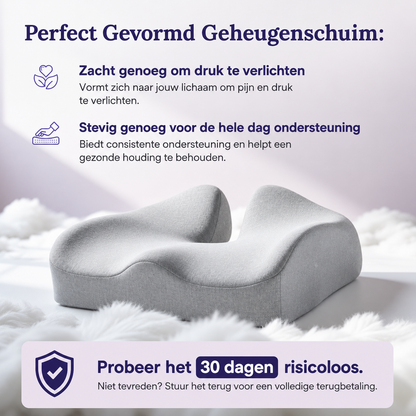 Zitiva Orthopedisch Zitkussen voor Rug- & Stuitpijn
